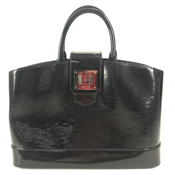 LOUIS VUITTON Black Leather Bag - Picture 1 of 16